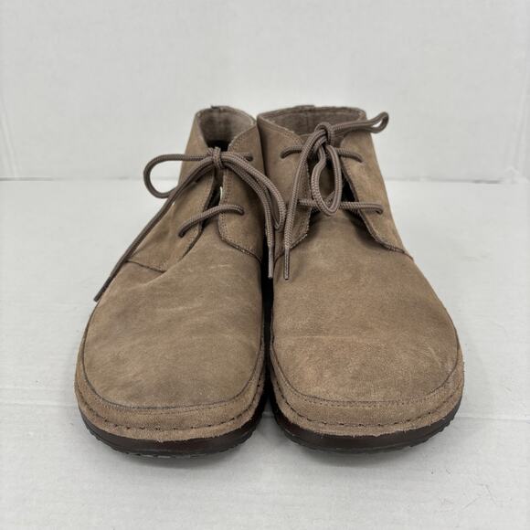 Chaco Paonia Chukka Boots Size 9 Taupe Suede Leather Wool Blend Lining FLAW main image 4